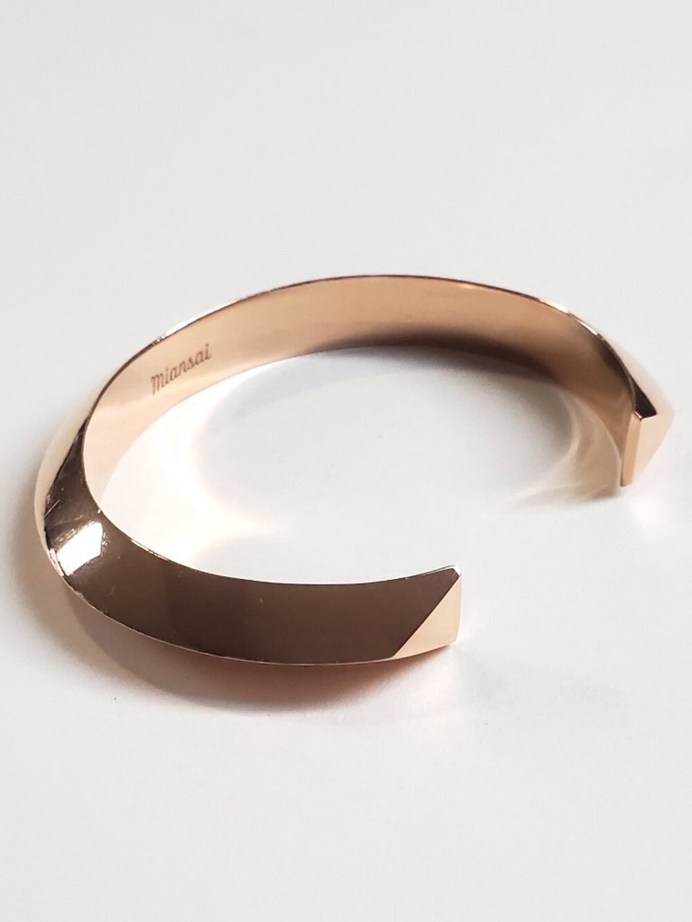Miansai Rose Gold Tone Cuff Bracelet